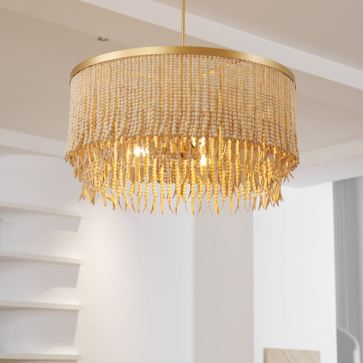 Pezen Wood Chandelier