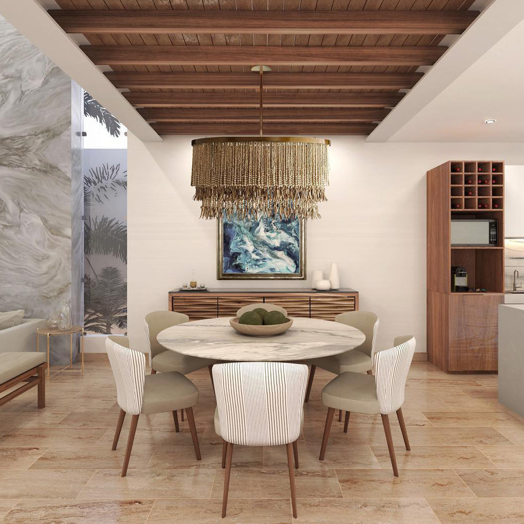 Pezen Wood Chandelier