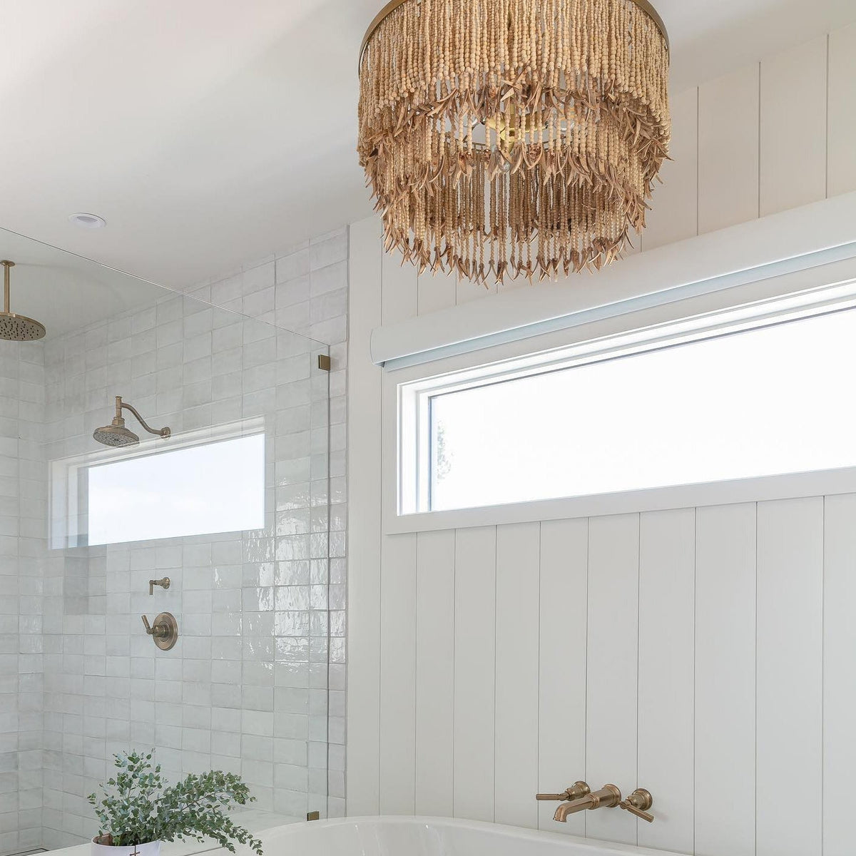 Yara Chandelier Wood and Coconut beads