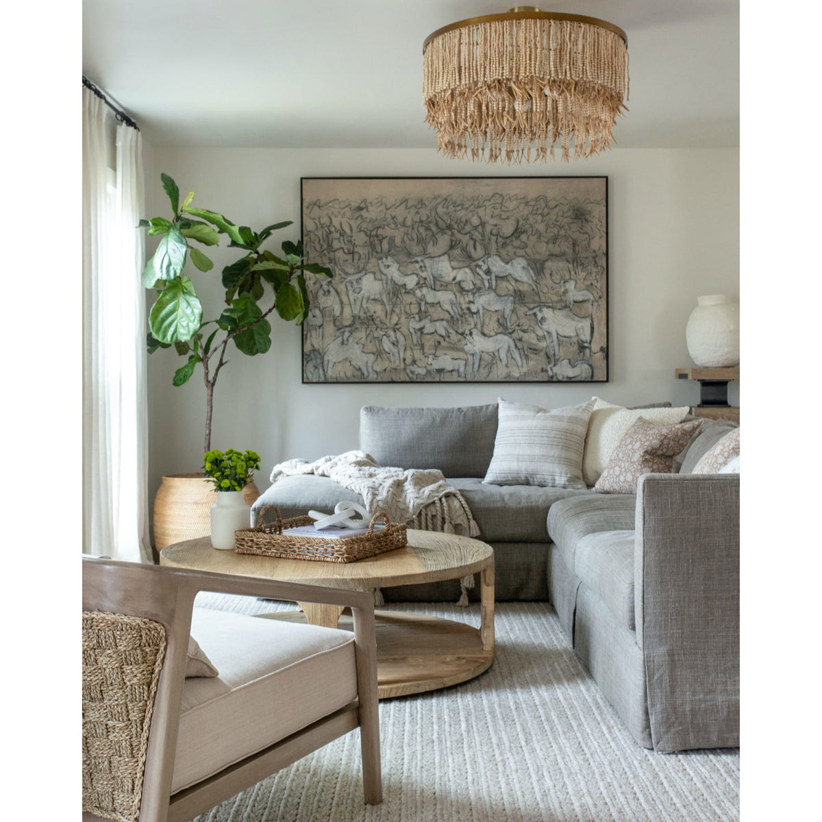 Pezen Wood Chandelier