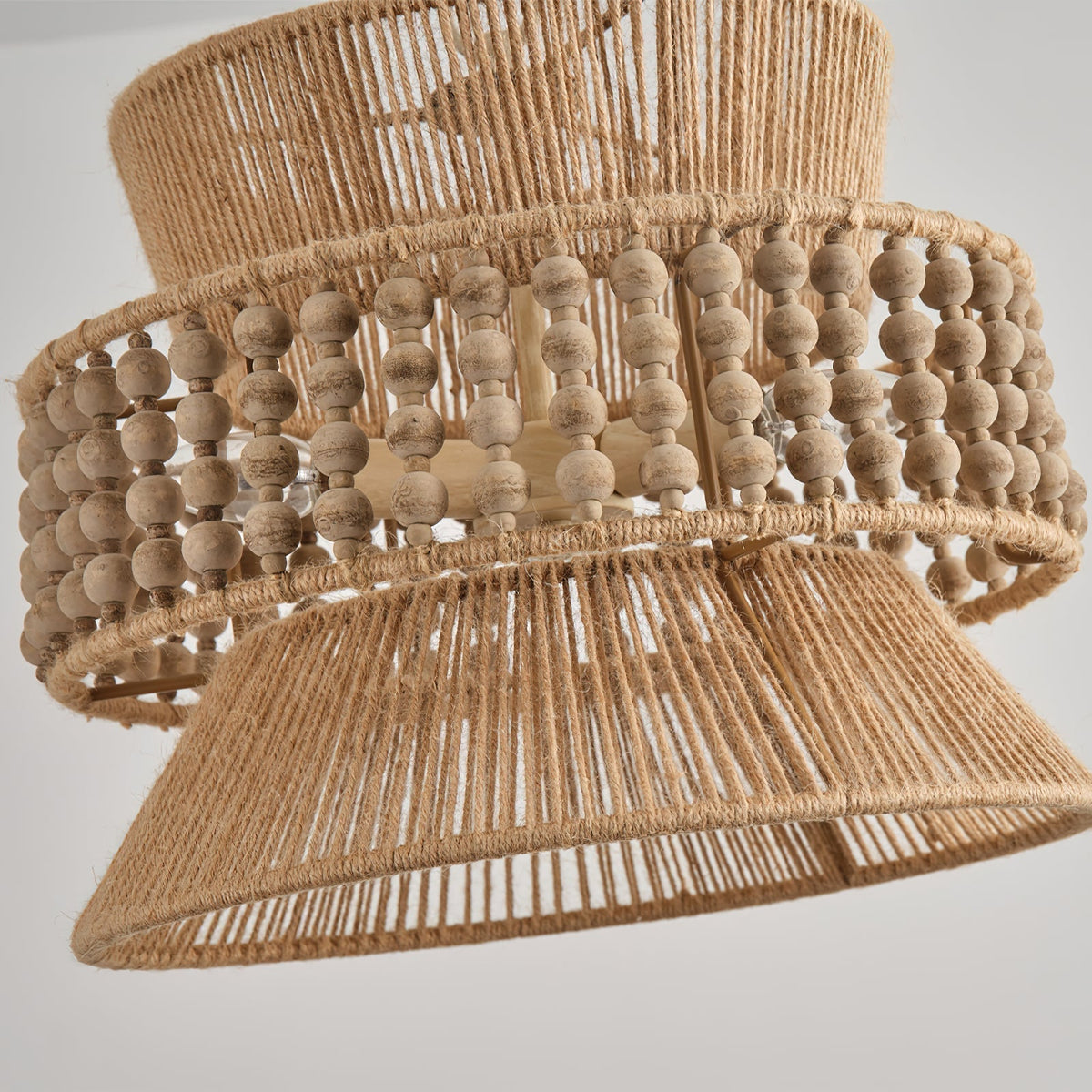 Kvennuvyi Natural Antigua Brown Metal Pendant Lamp