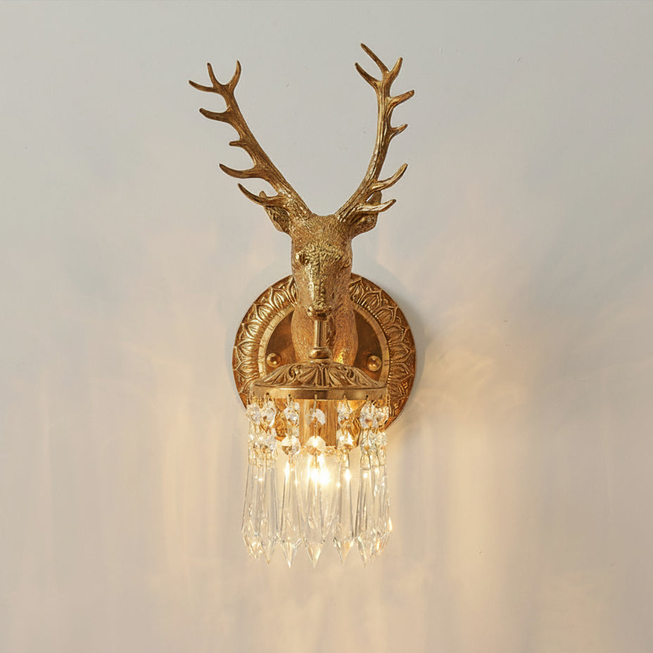 Voya Antler Crystal Indoor Wall Light