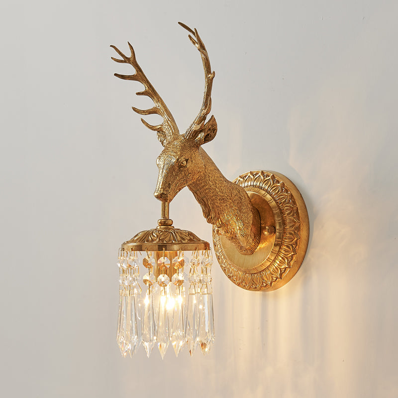 Voya Antler Crystal Indoor Wall Light