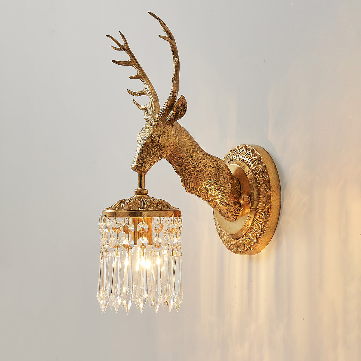 Voya Antler Crystal Indoor Wall Light