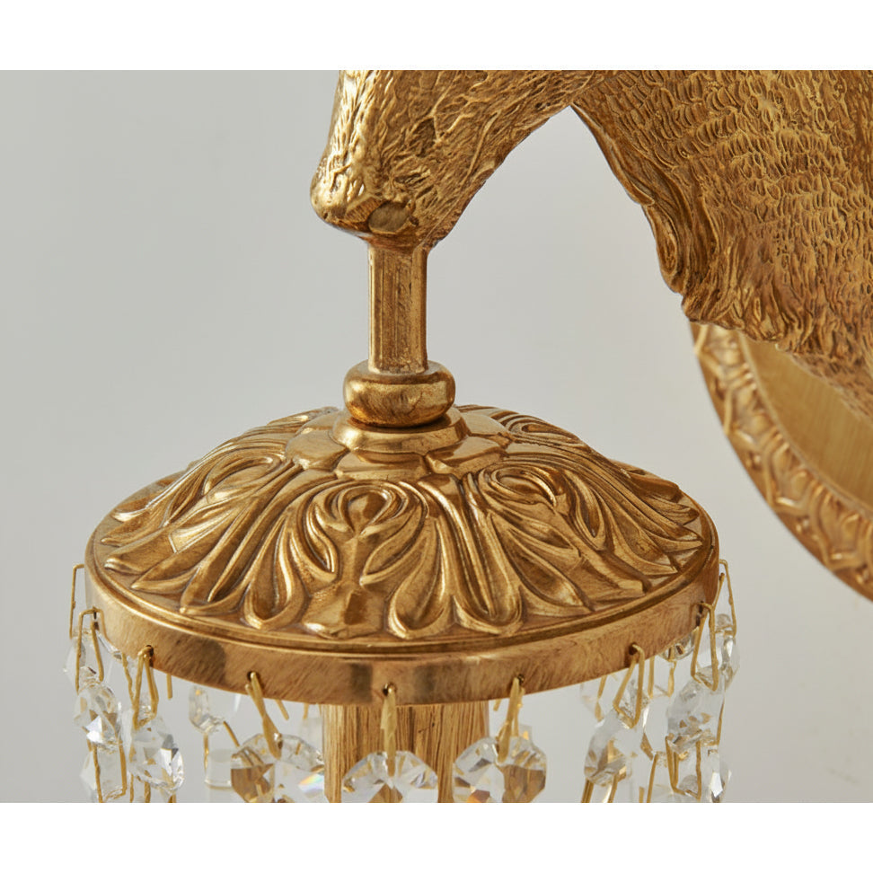 Voya Antler Crystal Indoor Wall Light