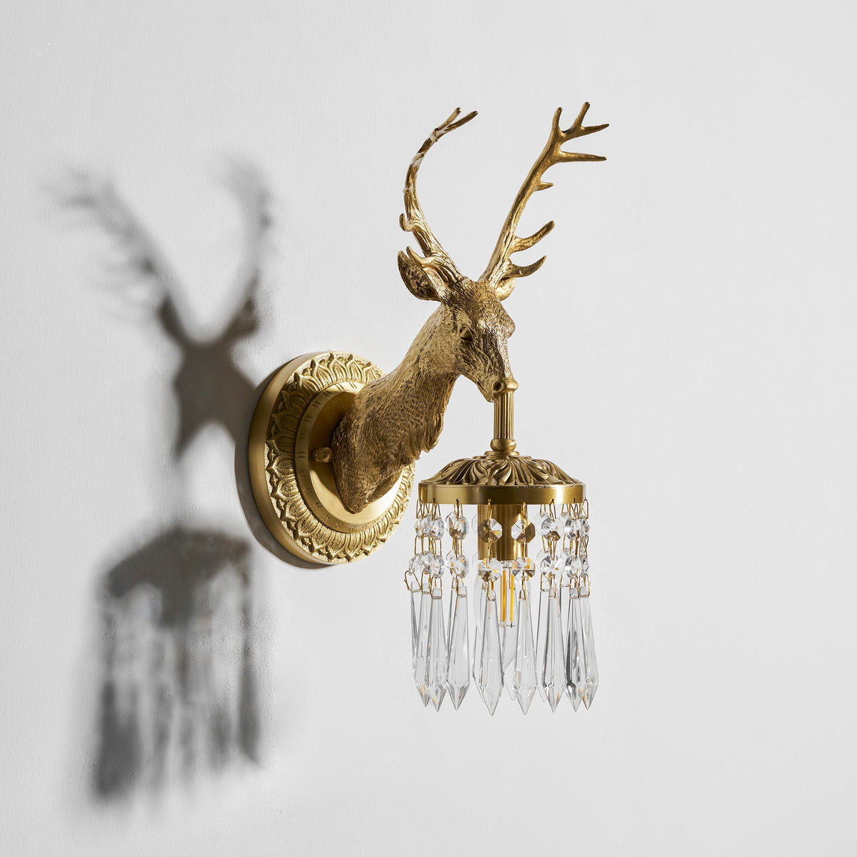 Voya Antler Crystal Indoor Wall Light