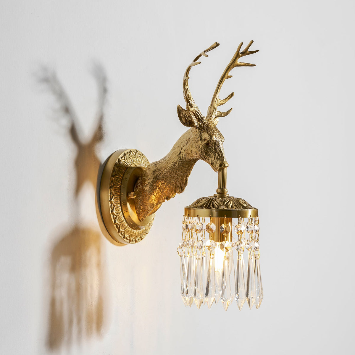 Voya Antler Crystal Indoor Wall Light