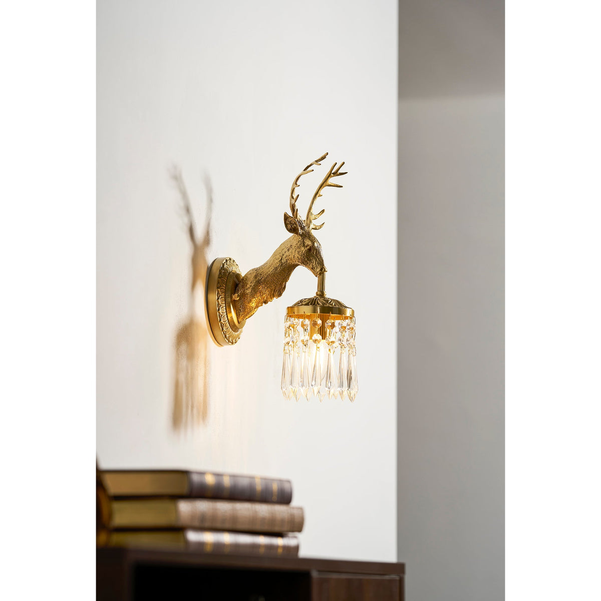 Voya Antler Crystal Indoor Wall Light
