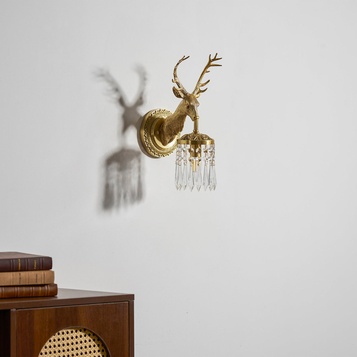 Voya Antler Crystal Indoor Wall Light