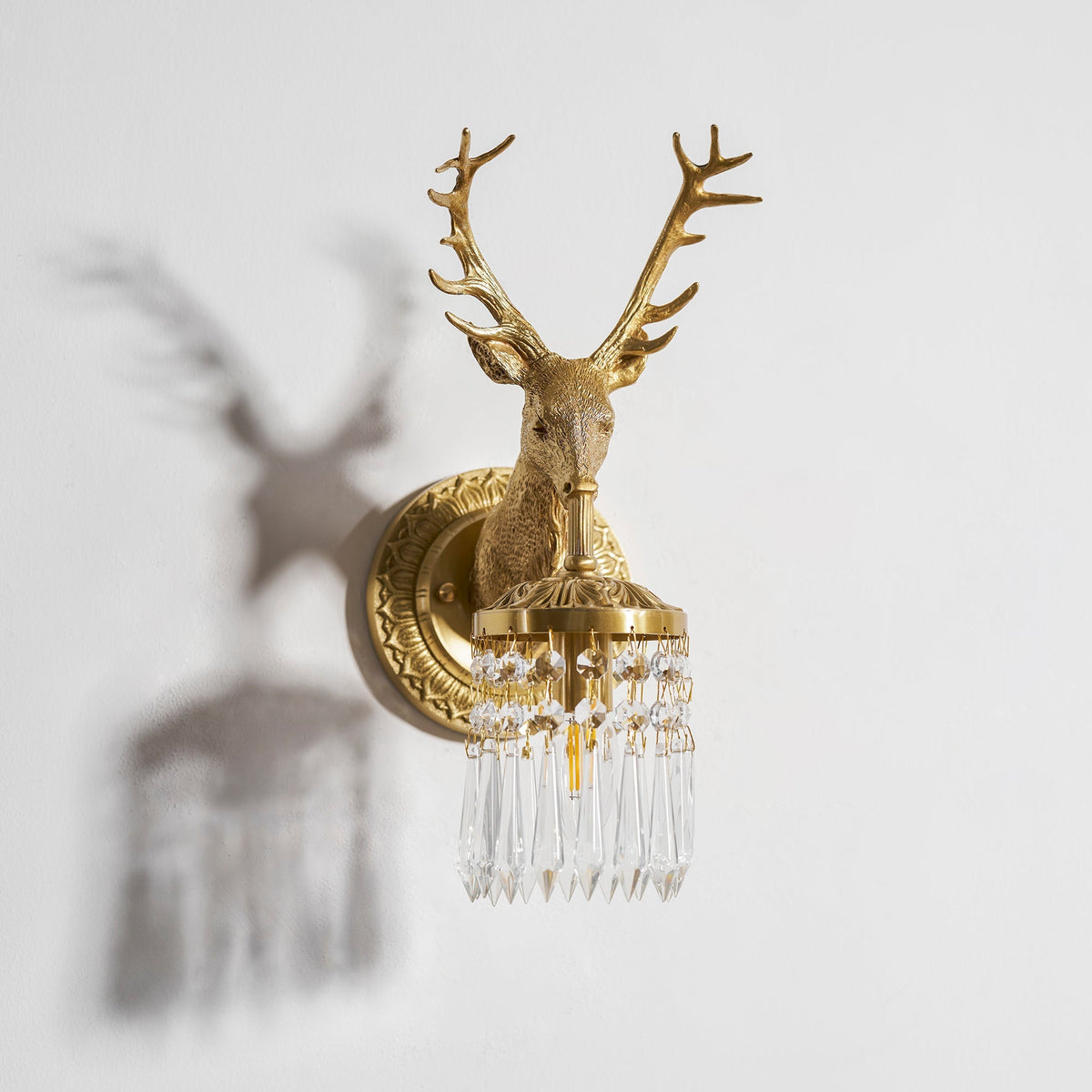 Voya Antler Crystal Indoor Wall Light