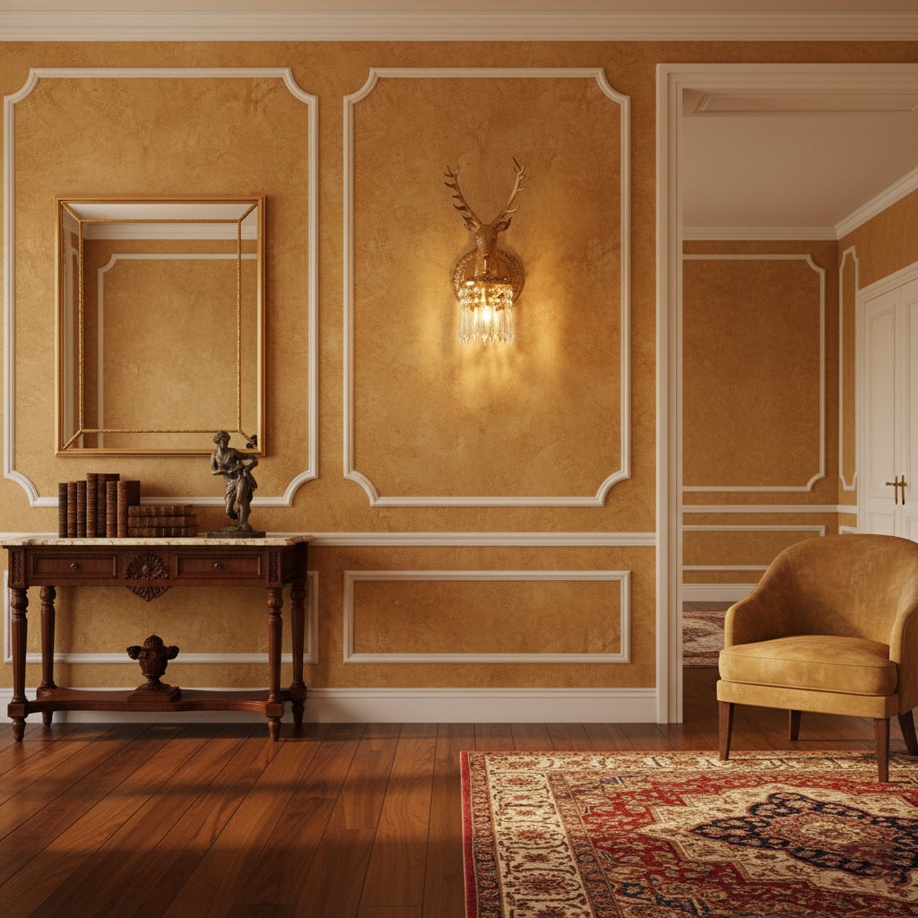 Voya Antler Crystal Indoor Wall Light