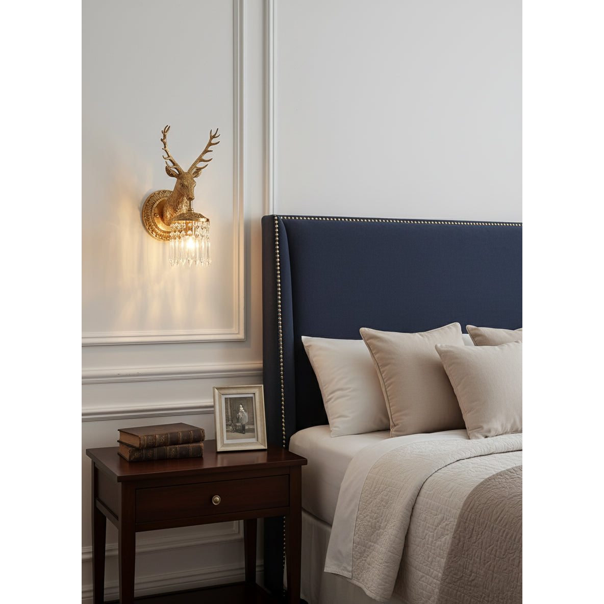 Voya Antler Crystal Indoor Wall Light