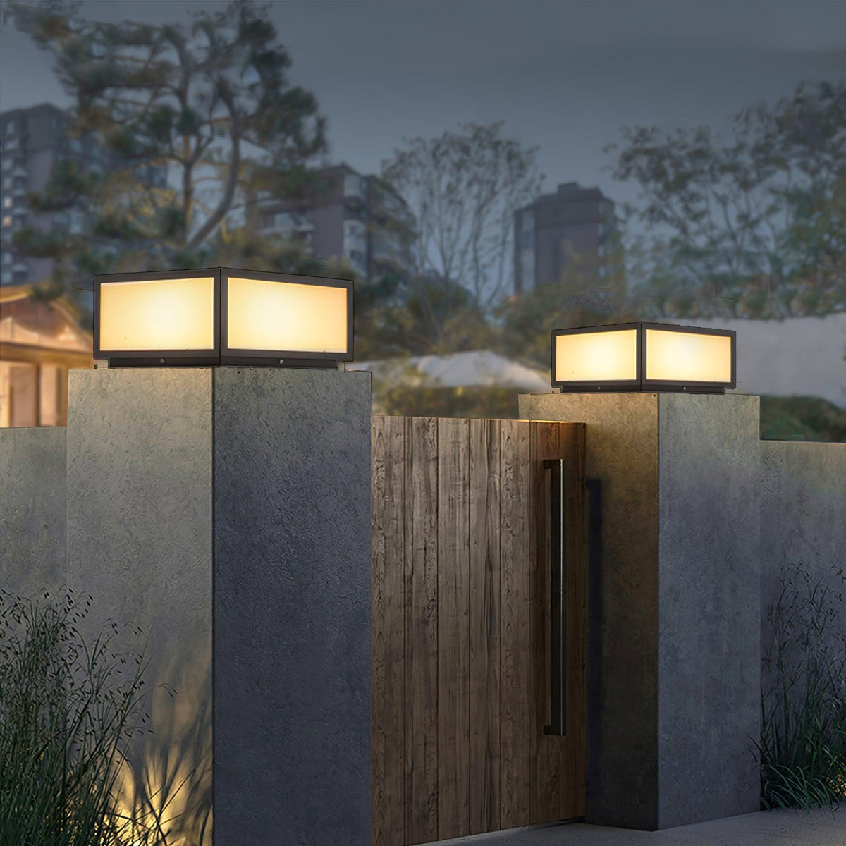 Kavi Steel Contemporary Table Lamp
