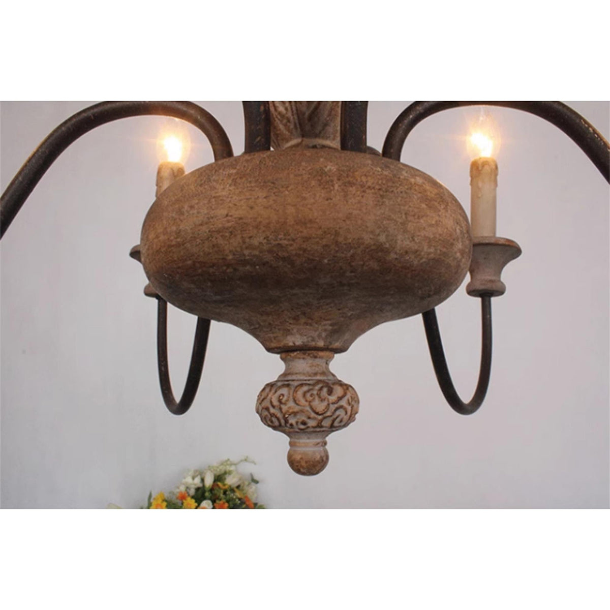 Dumio Wood Chandelier