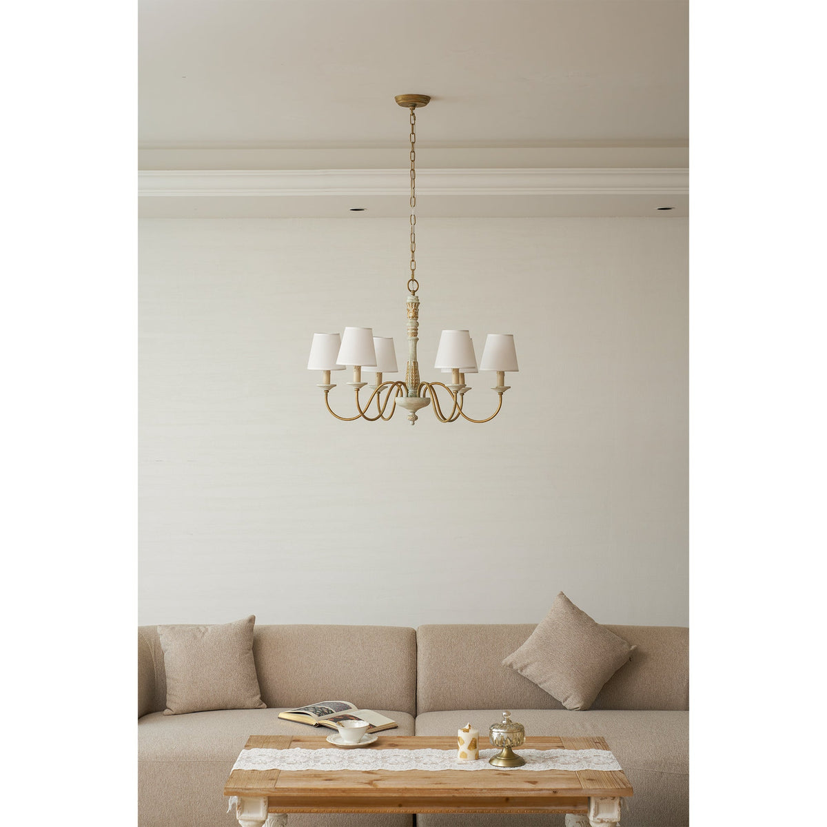 Dumio Wood Chandelier