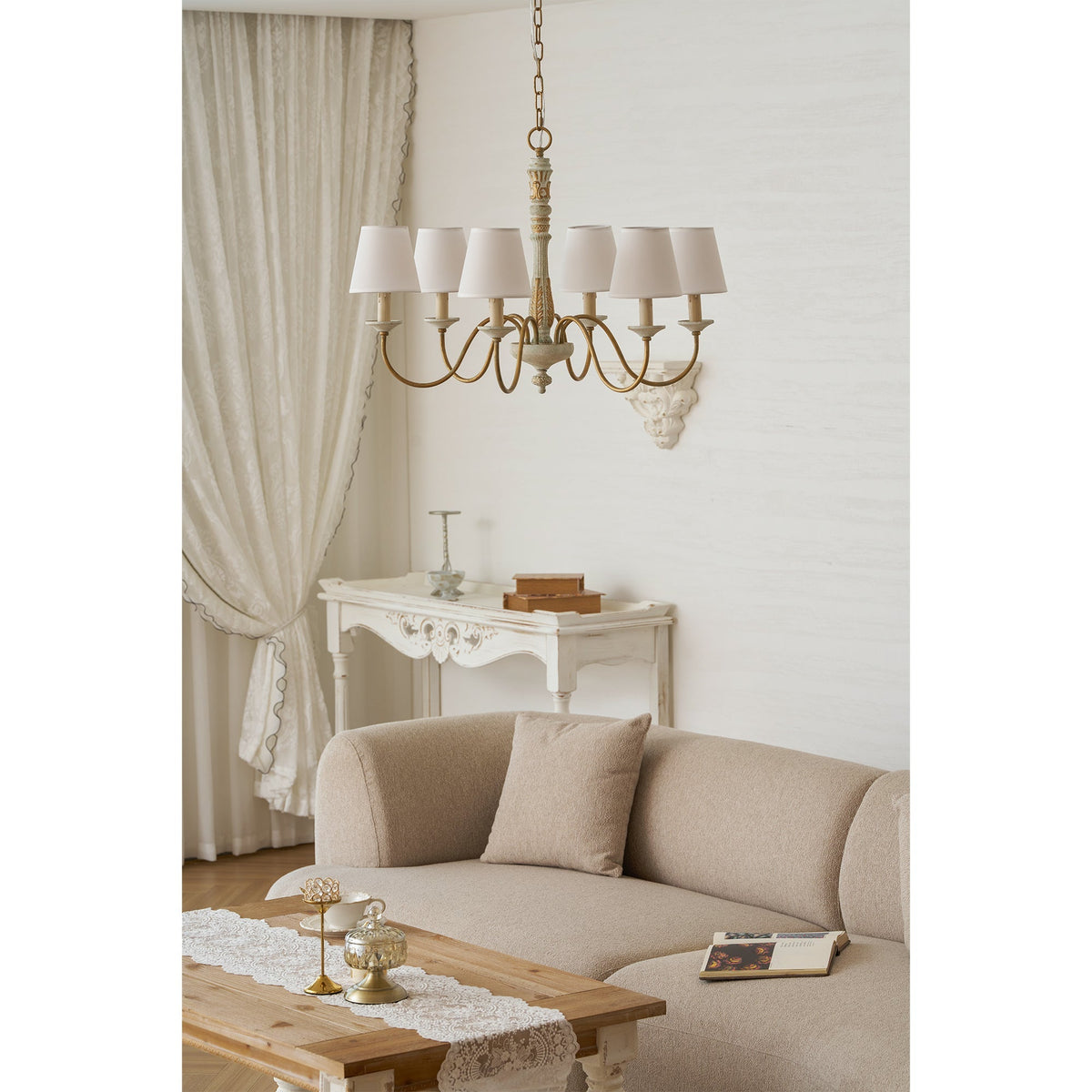 Dumio Wood Chandelier