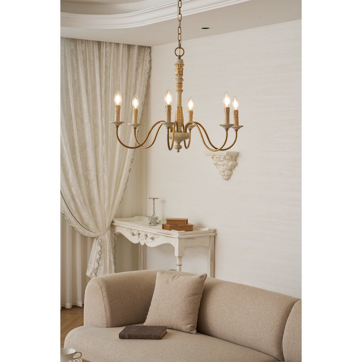 Dumio Wood Chandelier