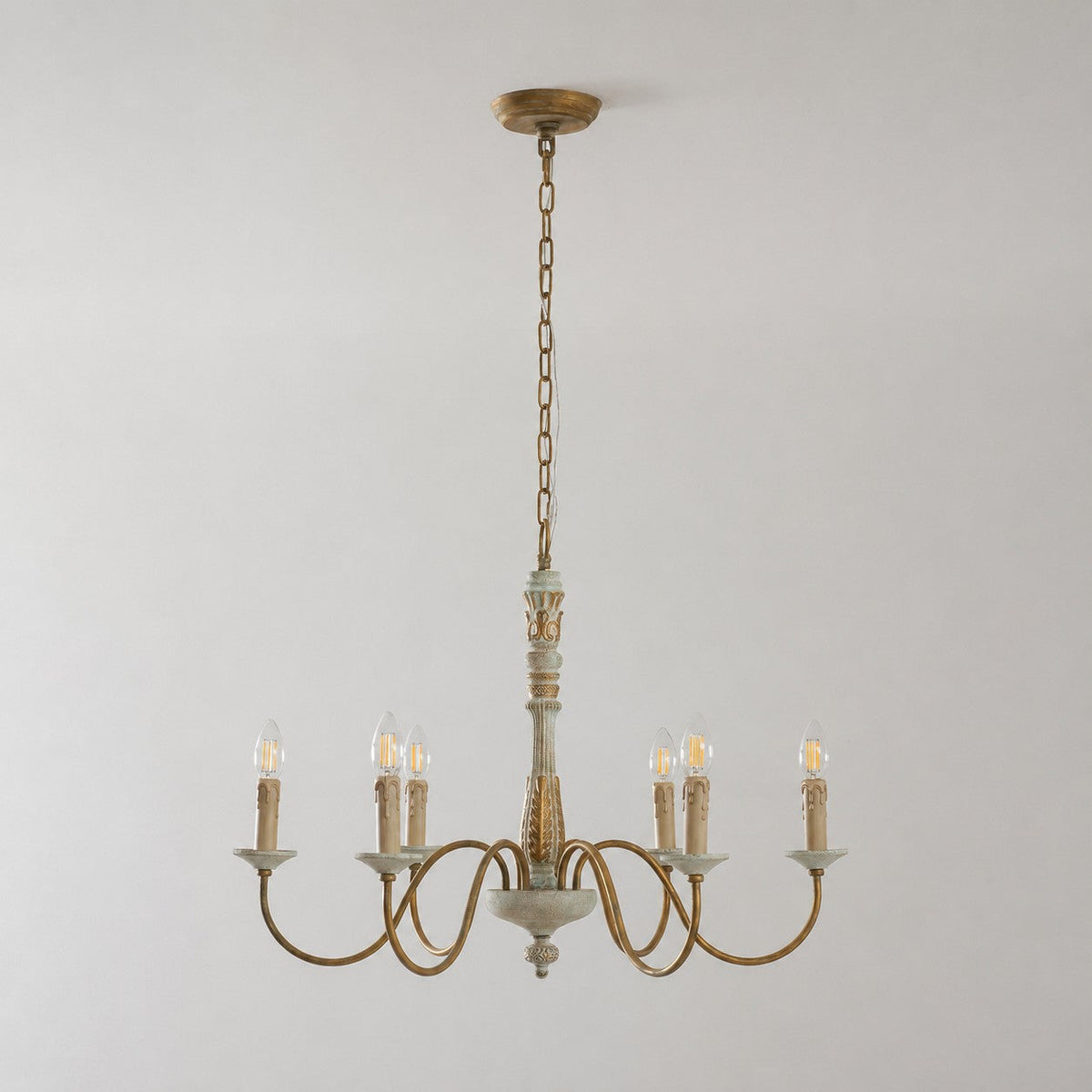 Dumio Wood Chandelier
