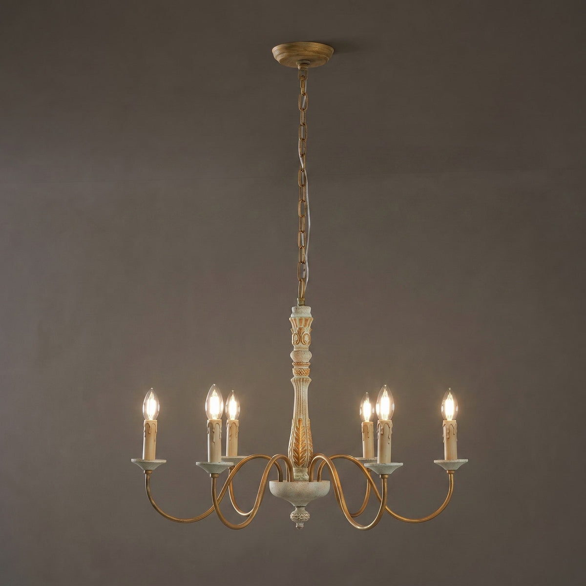 Dumio Wood Chandelier