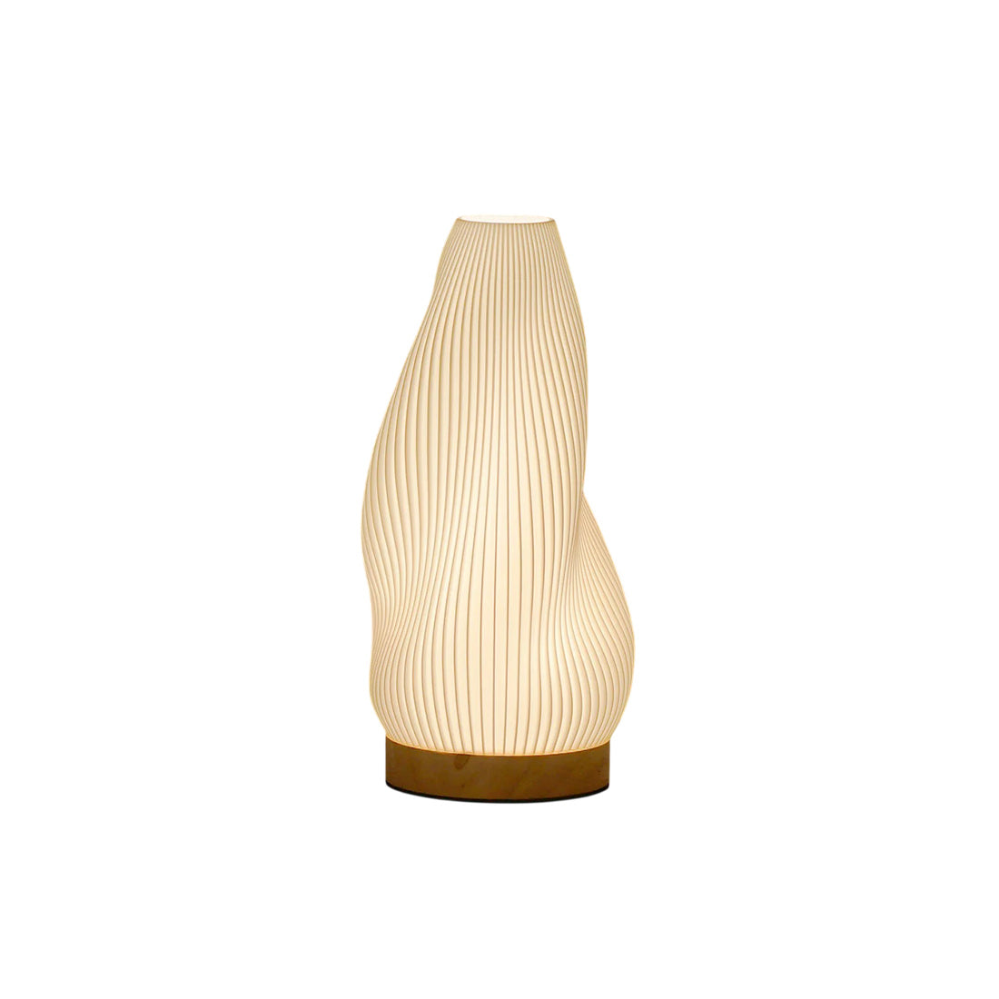 Oakhurst Pleated Wood Table Lamp