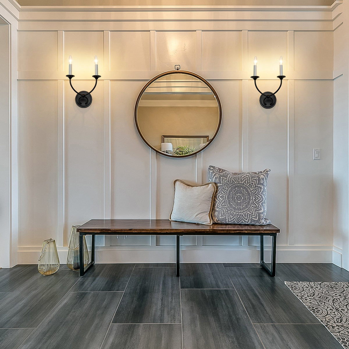 Qvistuvys Modern Minimalist Metal Wall Lamp