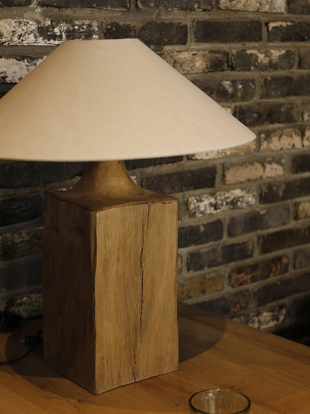 Rustica Timber Column Floor Lamp