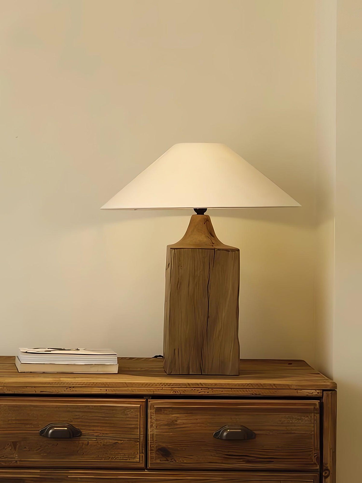 Rustica Timber Column Floor Lamp