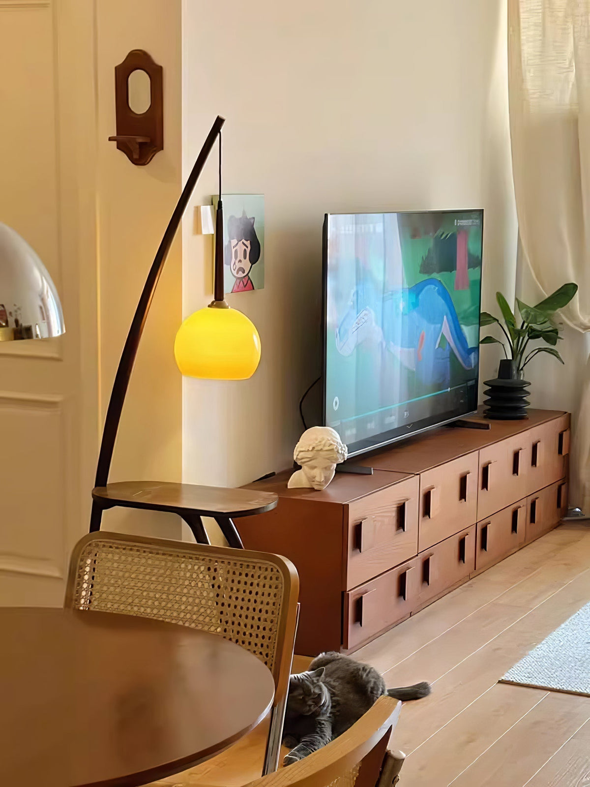 Arcada Arc Sphere Floor Lamp