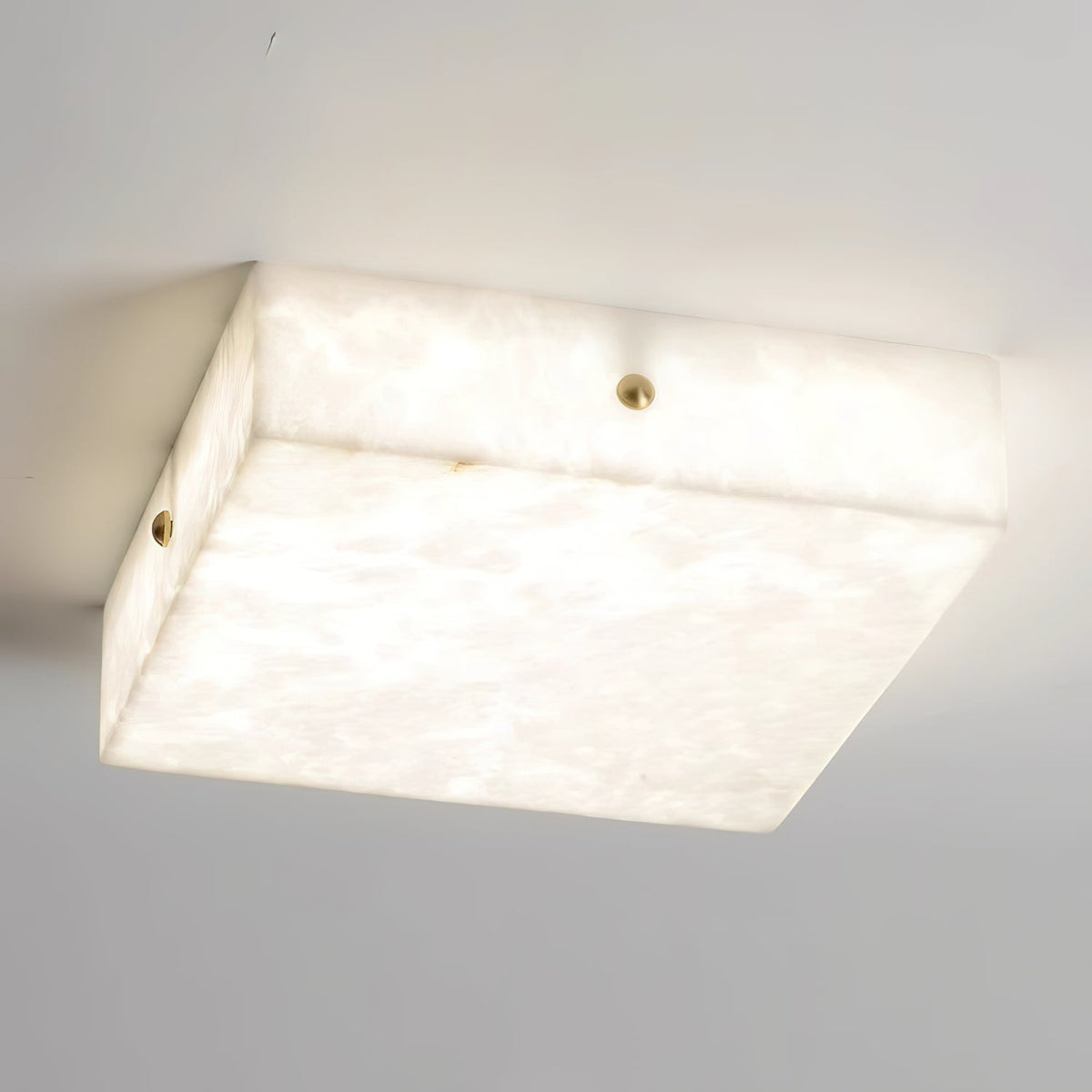 Rauduvys Modern Minimalist Alabaster  Ceiling Light