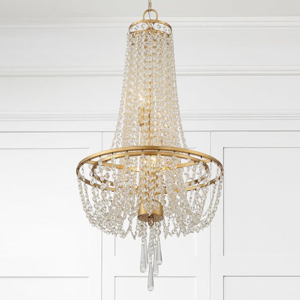Sifuvys Postmodern Luxury Metal Crystal Chandelier