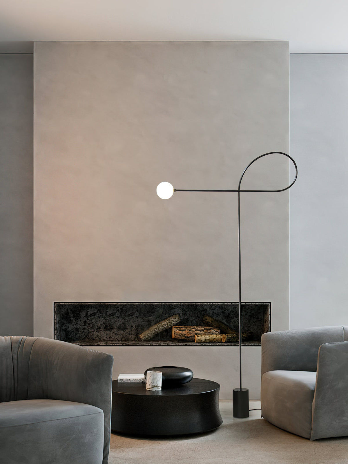 Zanoril Sculptural Floor Lamp