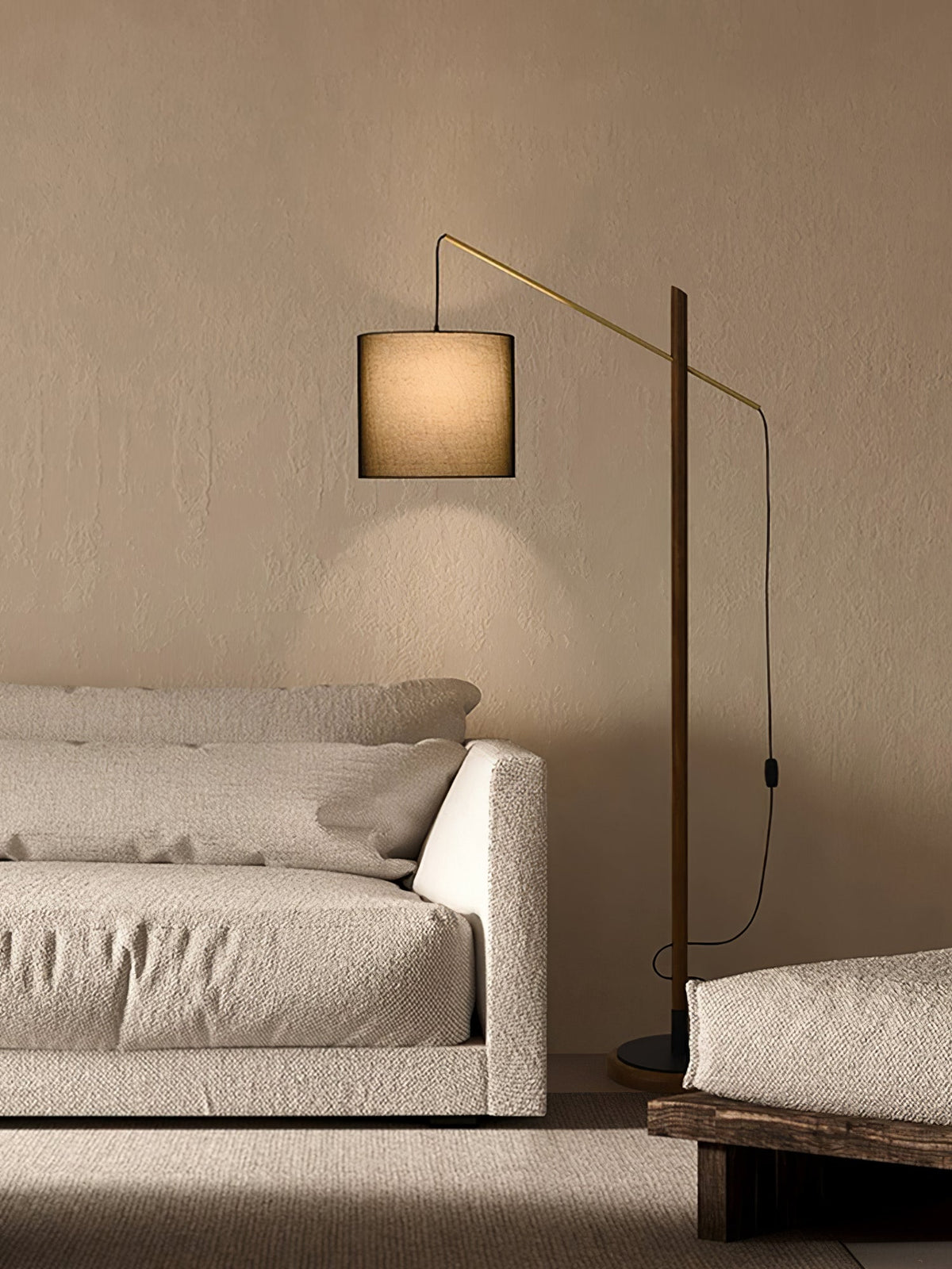 Nyvariol Minimalist Wood Floor Lamp