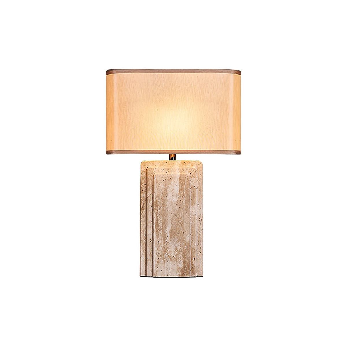 Cocare Travertine Table Lamp