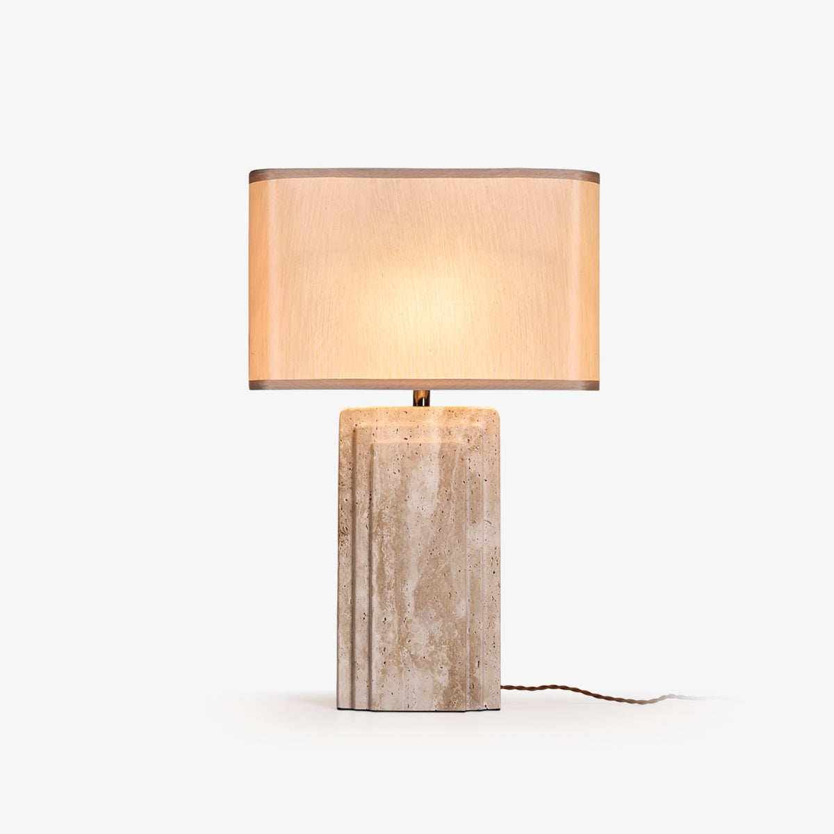 Cocare Travertine Table Lamp