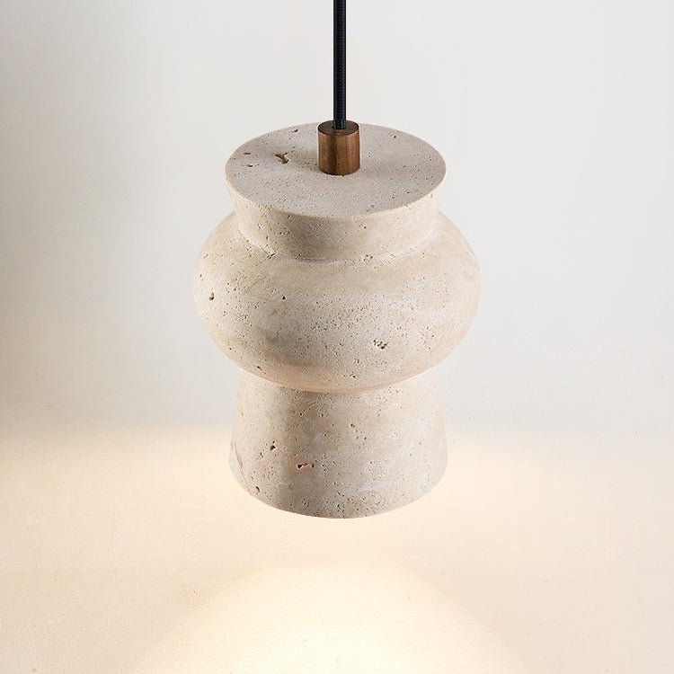 Dynt Timeless Yellow Travertine Pendant Lamp
