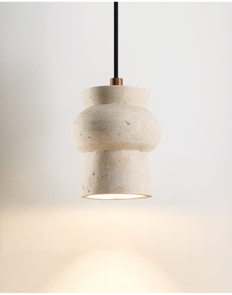 Dynt Timeless Yellow Travertine Pendant Lamp