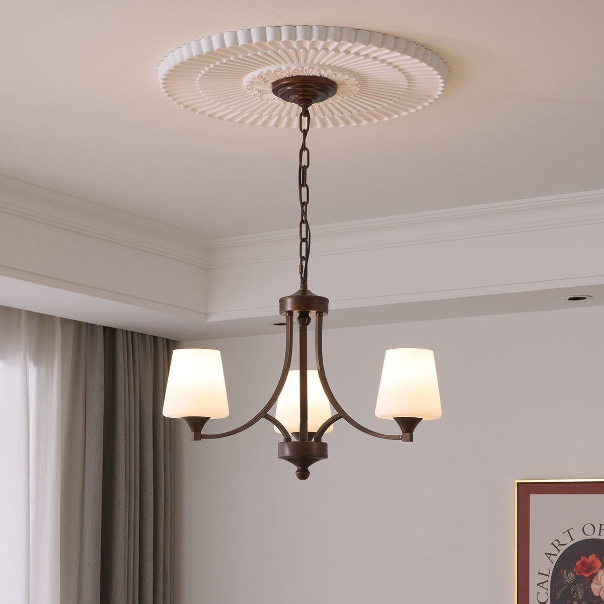 Ardena Elegance Vintage Classic Glass Chandelier