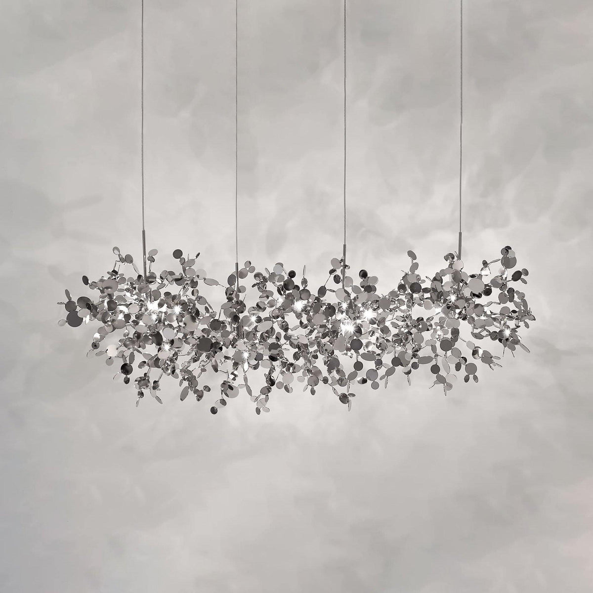 Noruielle Pendant Lamp Metallic Disc Cloud