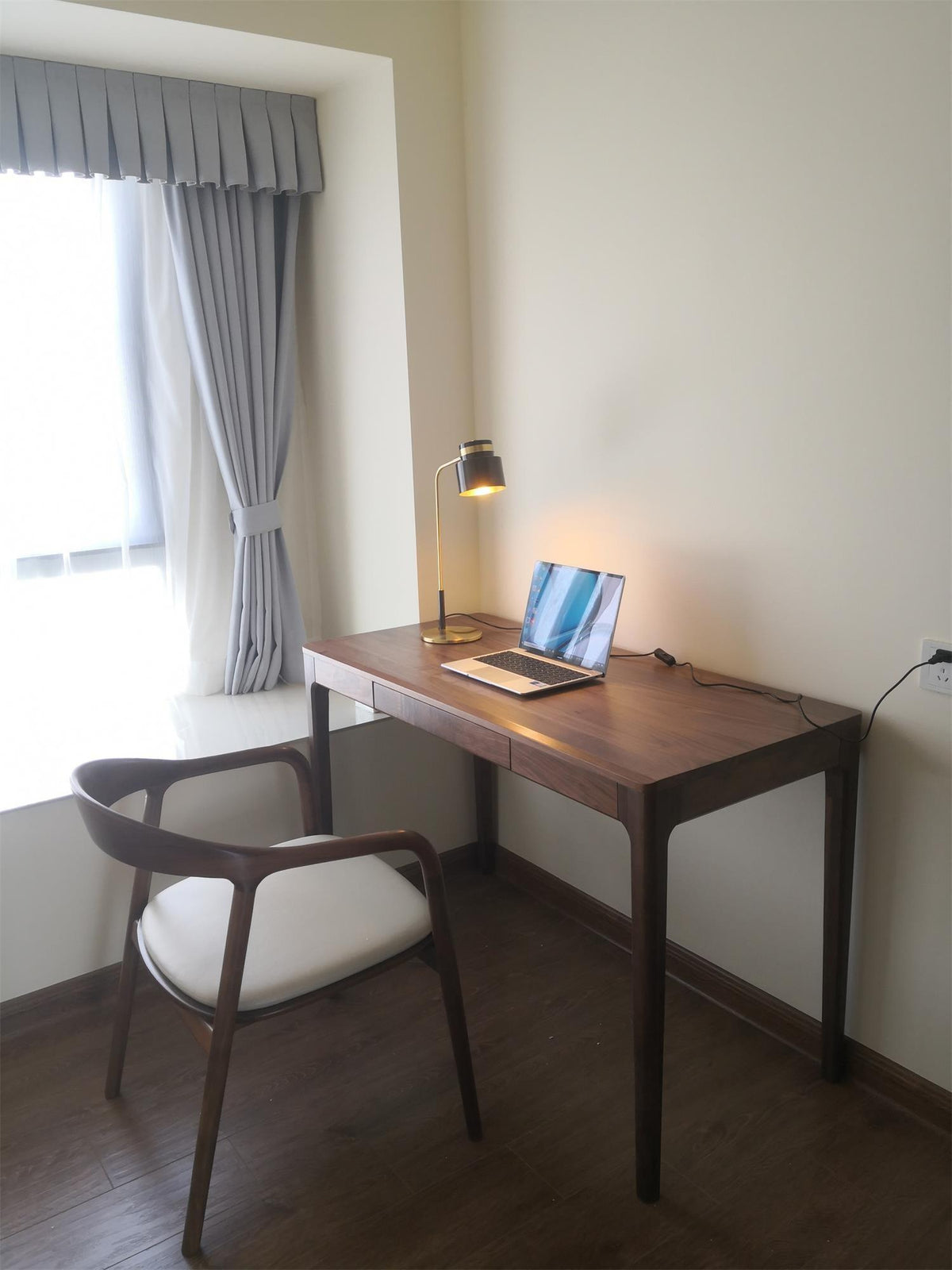 Zorase Brass Industrial Table Lamp