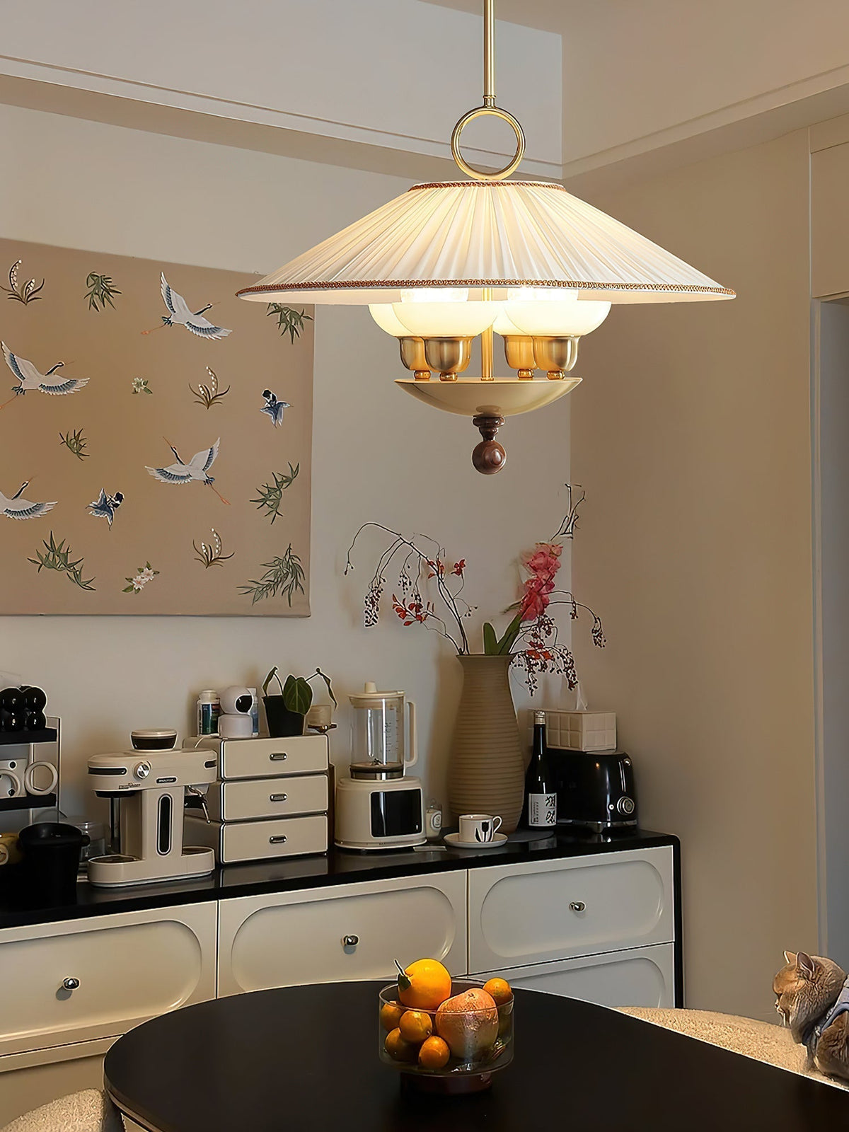 Umbera Pleated Shade Pendant Light