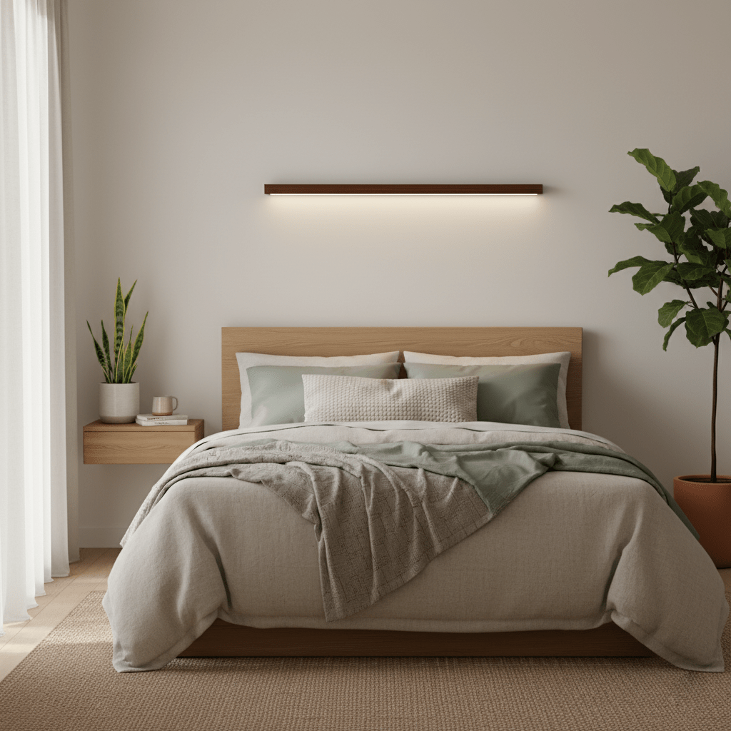 Fepia Linear Wood Indoor Wall Light