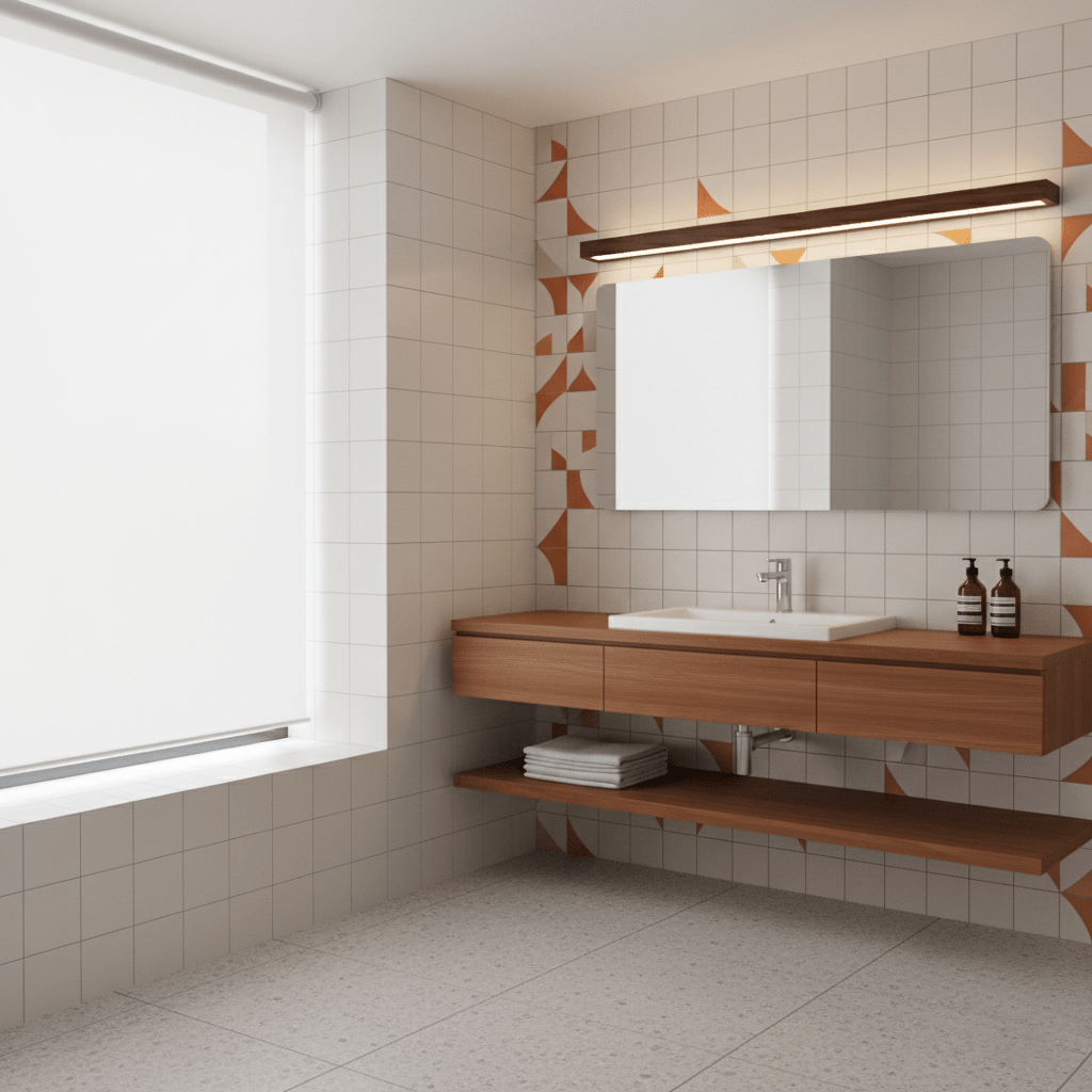 Fepia Linear Wood Indoor Wall Light