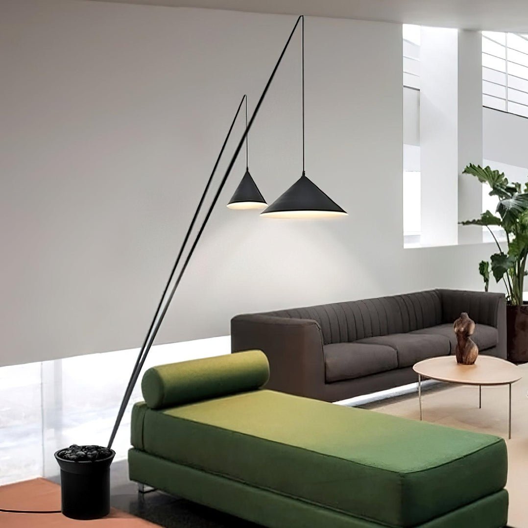 Canorara Multi-Arm Black Floor Lamp