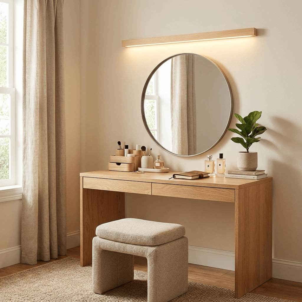 Fepia Linear Wood Indoor Wall Light