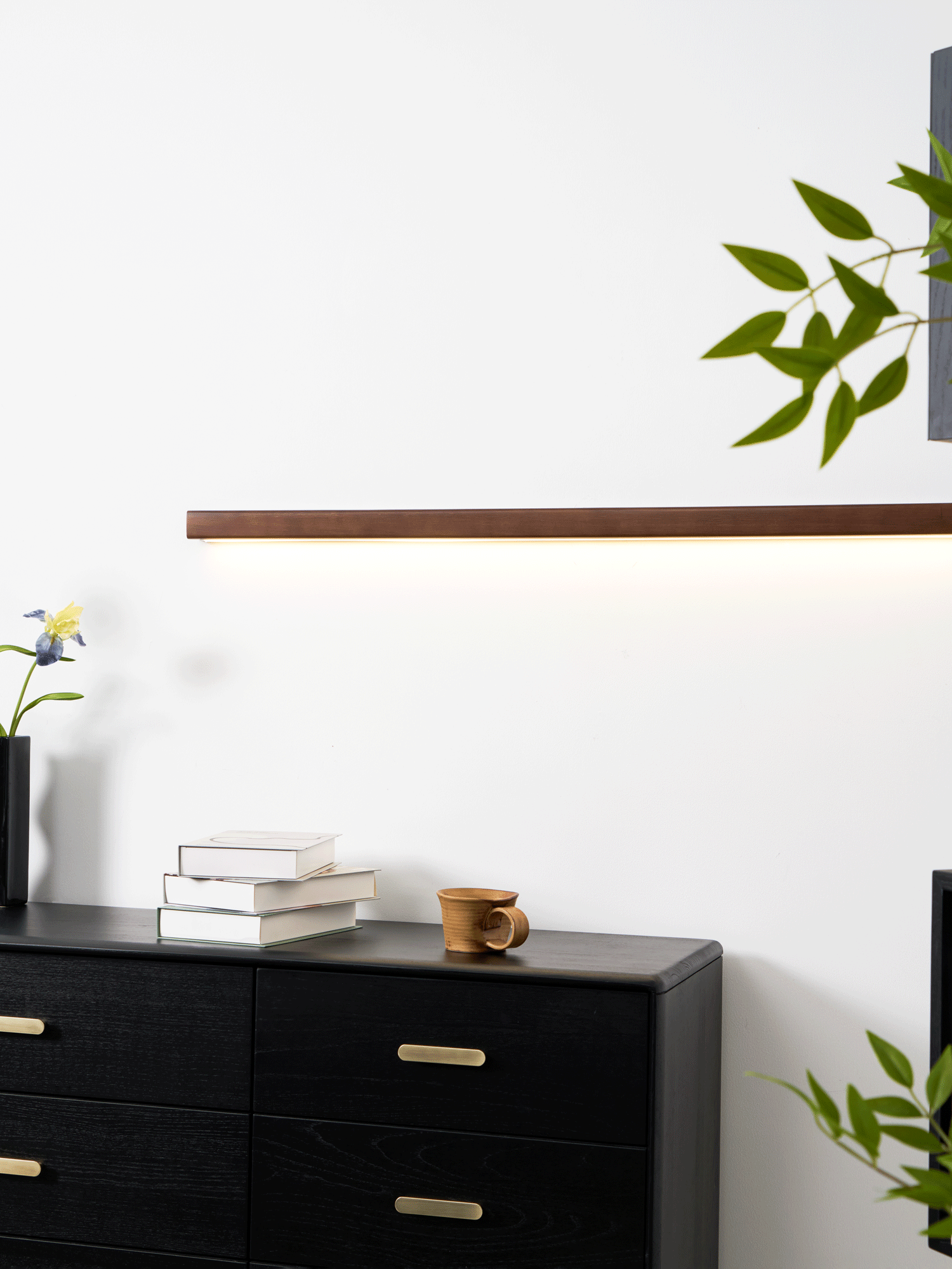 Elvivine Wall Light Wood Linear Minimalist LED