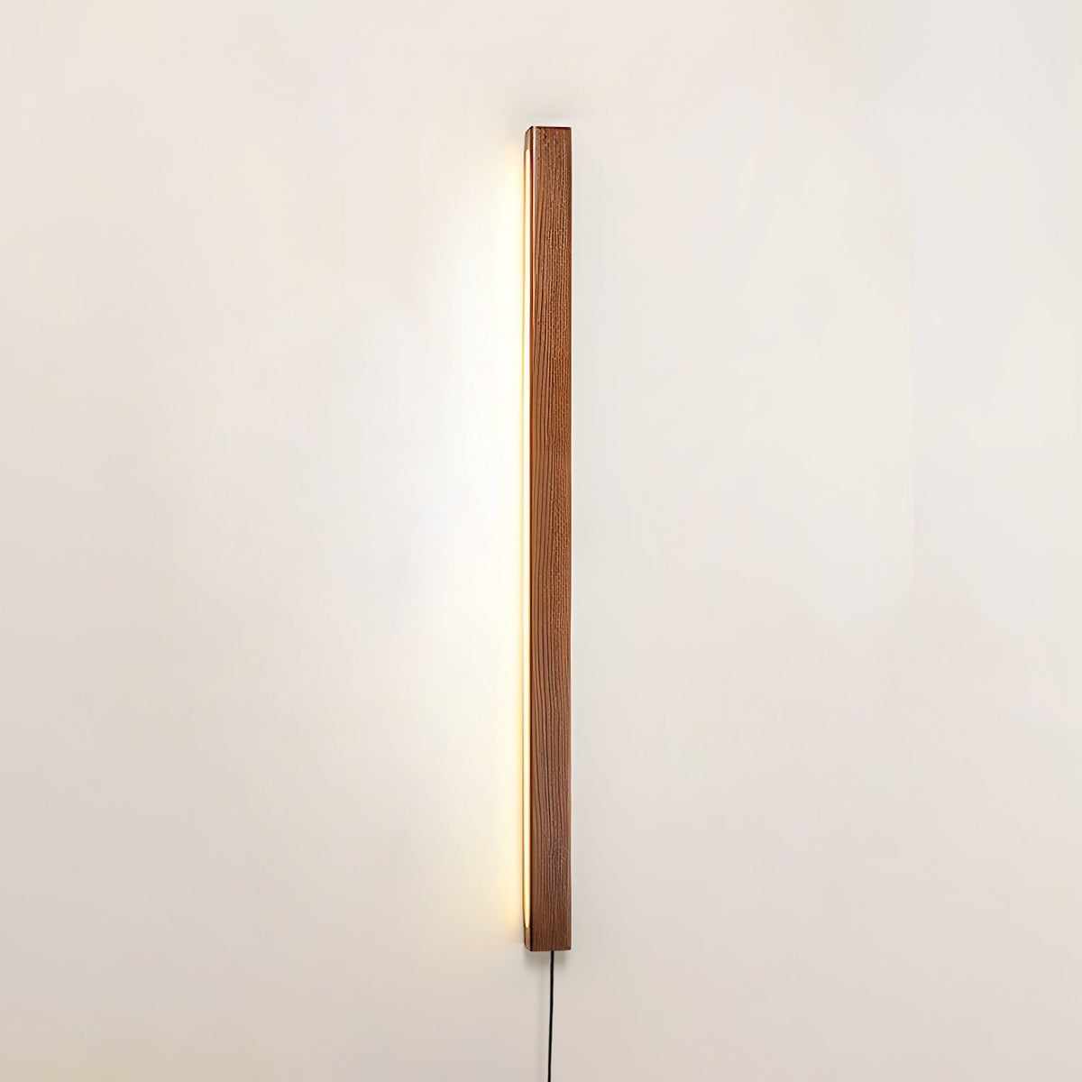 Bryf Wall Lamp Linear Wood Plug In