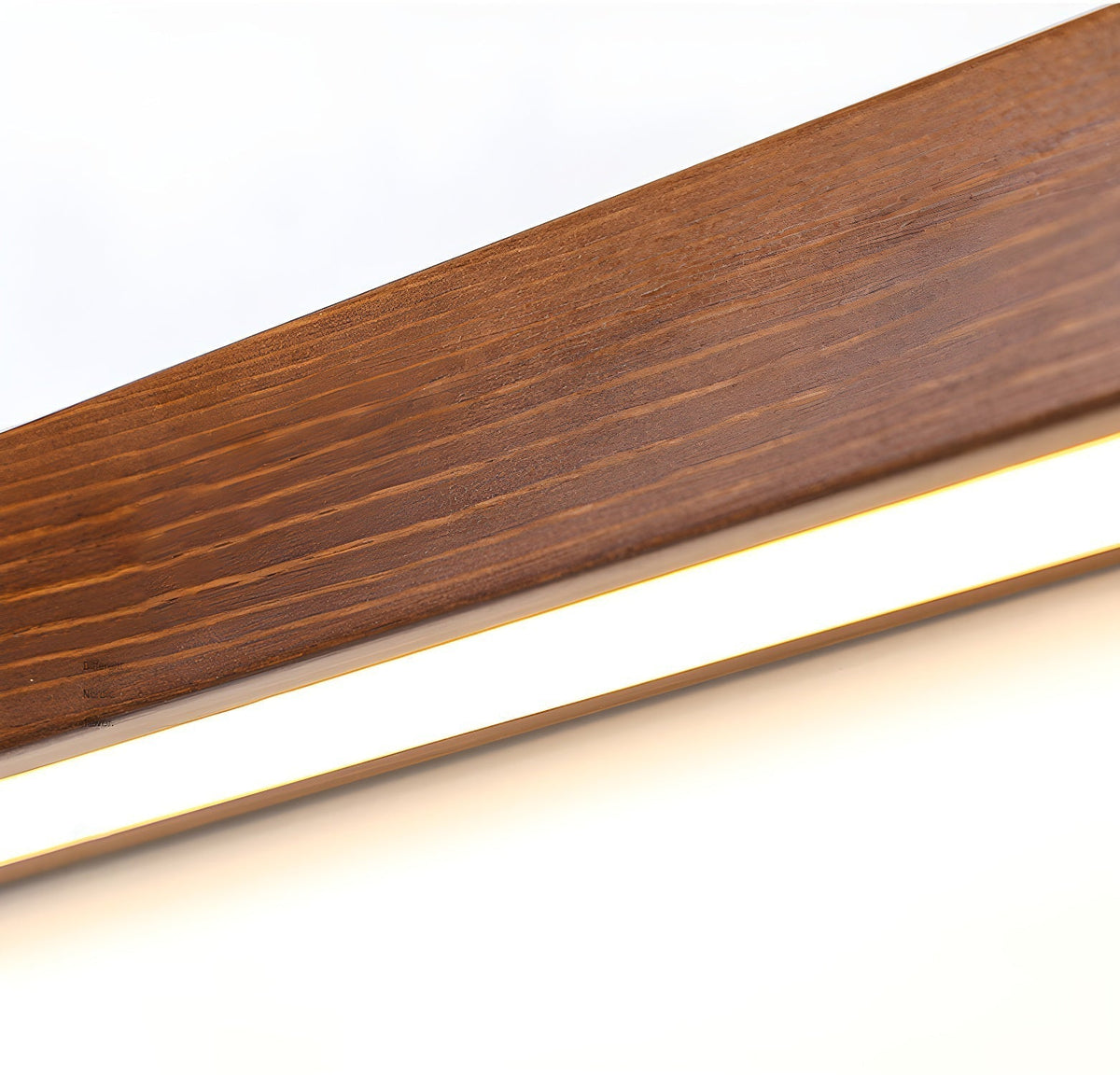 Gareth Wall Light Wood Linear Minimalist LED