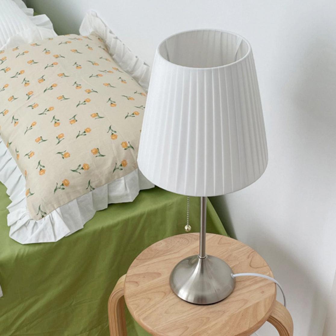 Simplicity  Pleated Fabric Table Lamp