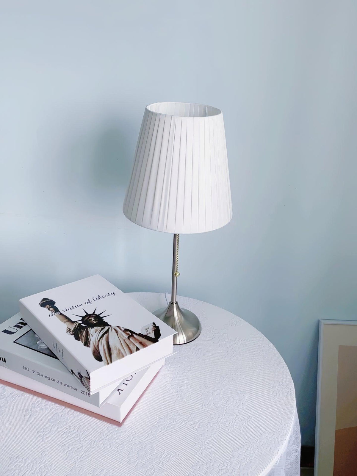 Simplicity  Pleated Fabric Table Lamp
