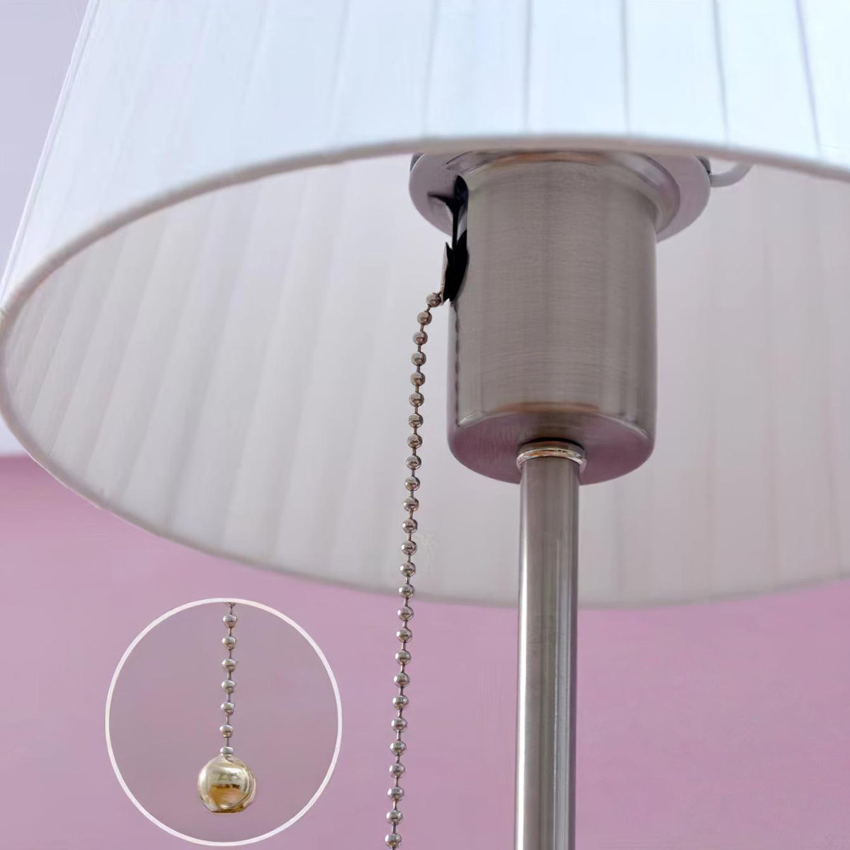 Simplicity  Pleated Fabric Table Lamp